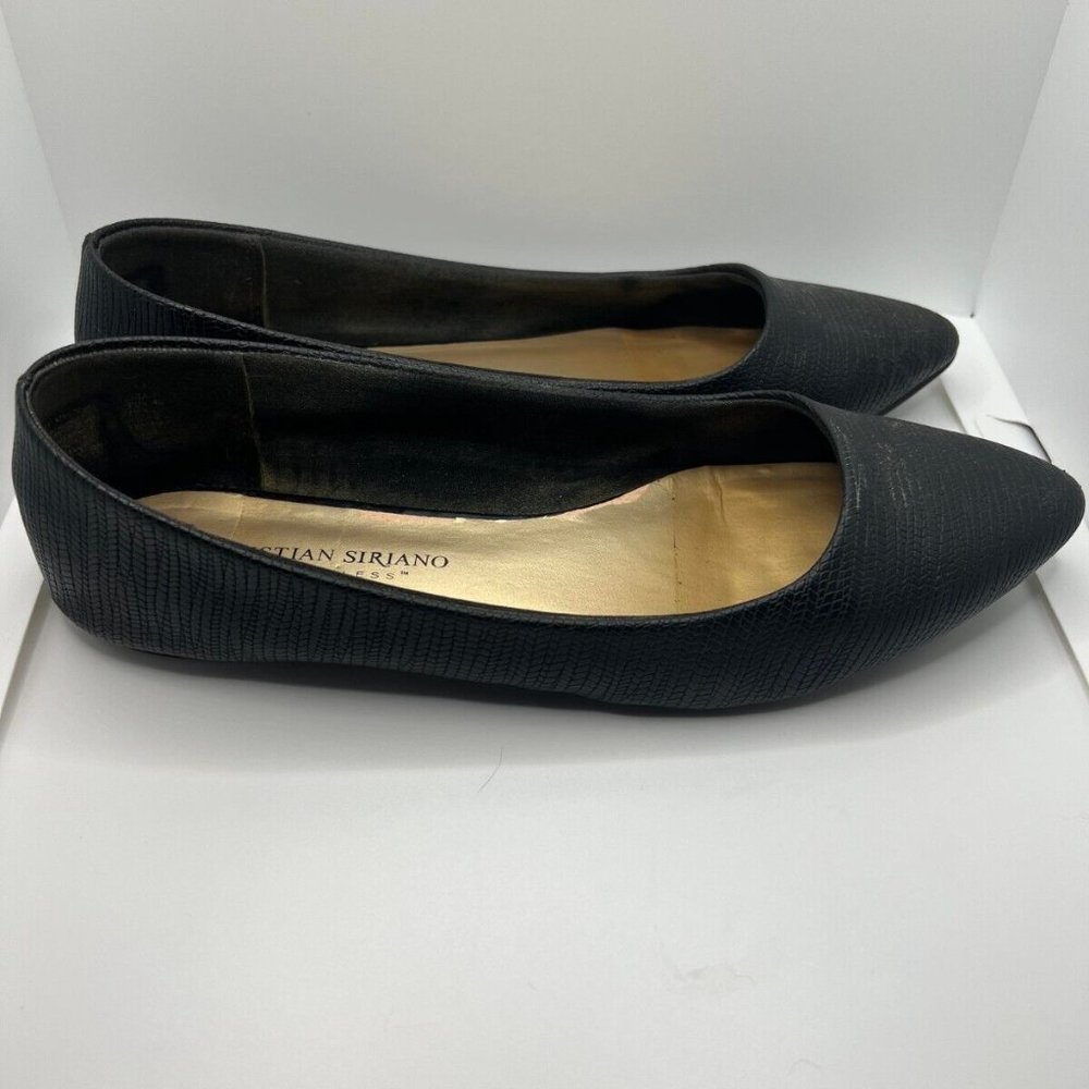 Christian Siriano Black Ballet Formal Casual Flats Size 8M